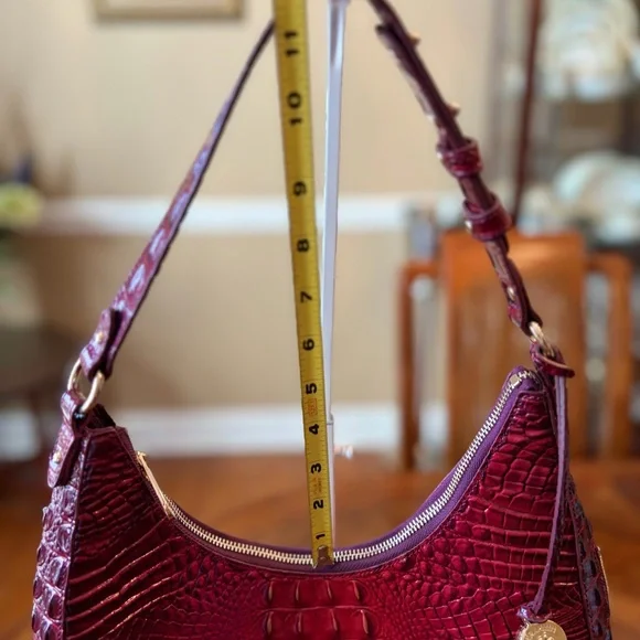 NWT Brahmin Tabitha Ruby Ombré Melbourne Shoulder Bag - Picture 8 of 10
